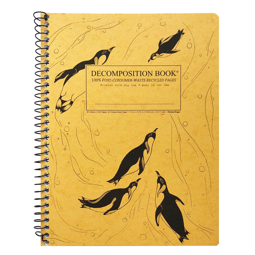 Michael Roger Press, Decomp Book, 9"x7", King Penguins